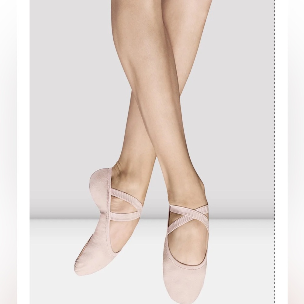 BLOCH canvas ballet slippers sz 1B